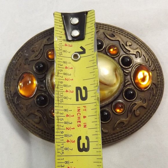 Gorgeous Faux Gemstone Belt Buckle - Picture 4 of 10
